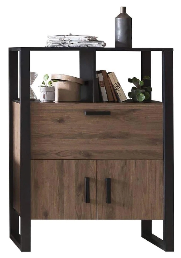 Product photograph of Nordi Walnut Sideboard from Choice Furniture Superstore.