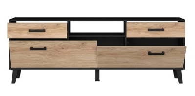 Product photograph of Artona Oak Large Tv Unit from Choice Furniture Superstore.