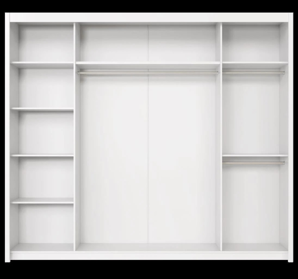 Product photograph of Cairo Oak Sonoma 3 Door Sliding Wardrobe from Choice Furniture Superstore.