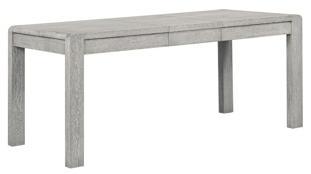 Product photograph of Archdale Grey Washed Oak Dining Table 135cm-175cm Rectangular Compact Extending Top Seats 4 To 6 Diners from Choice Furniture Superstore.