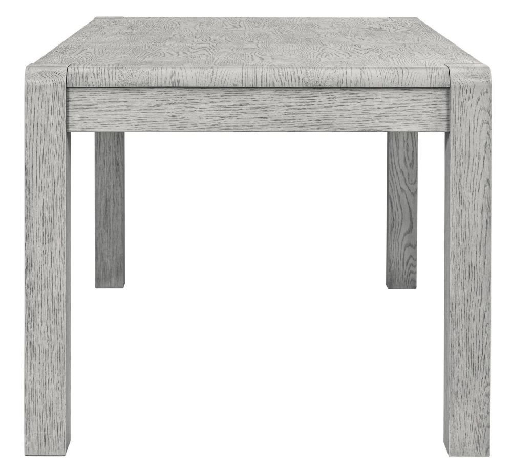 Product photograph of Amsterdam Grey Washed Oak 6-8 Seater Extending Dining Table from Choice Furniture Superstore.