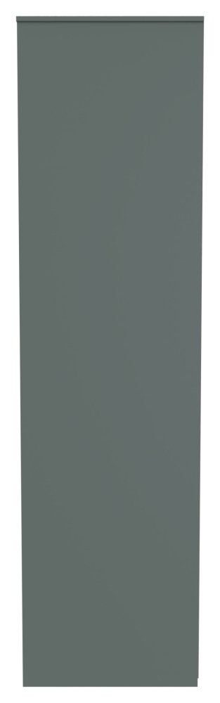 Product photograph of Linear Reed Green 2 Door Wardrobe from Choice Furniture Superstore.