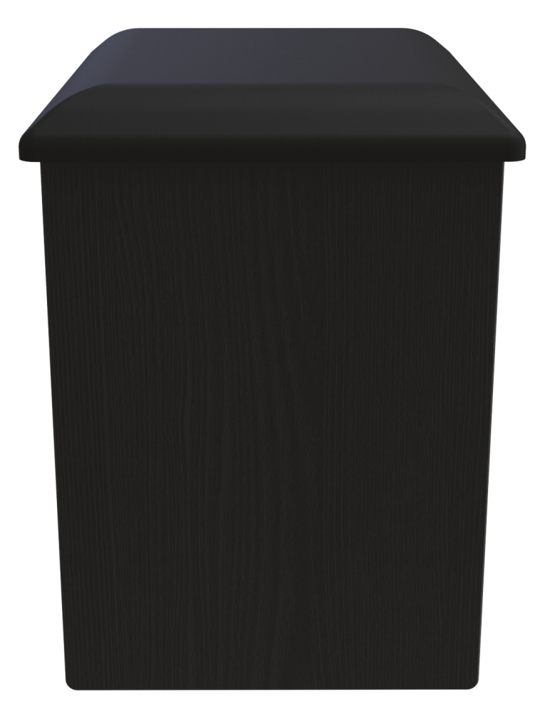 Product photograph of Rattan And Black Padded Dressing Stool from Choice Furniture Superstore.