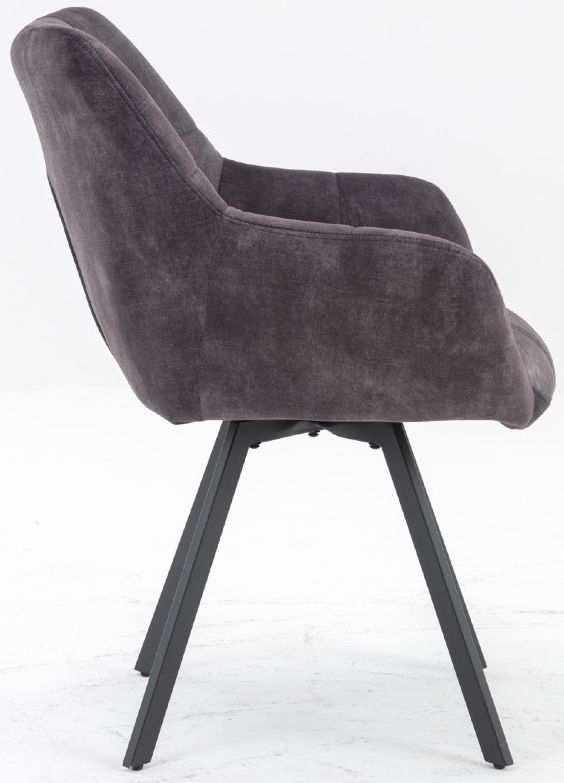 Product photograph of Jade Dining Armchair Velvet Fabric Upholstered Sold In Pairs from Choice Furniture Superstore.