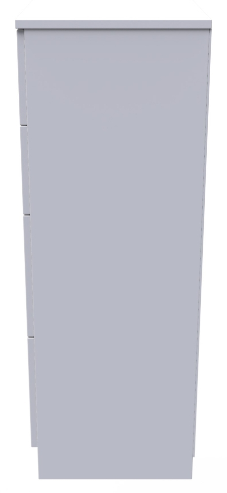 Product photograph of Plymouth White Gloss 4 Drawer Deep Chest from Choice Furniture Superstore.