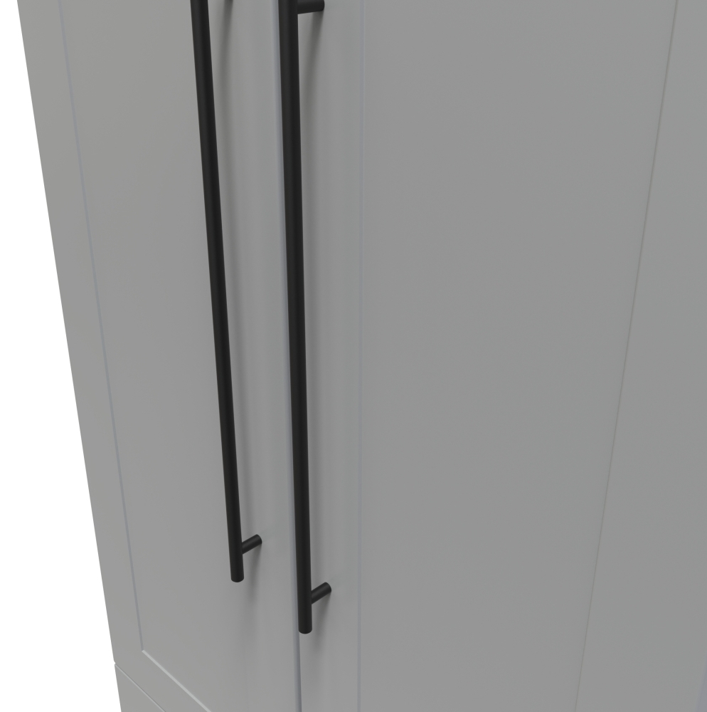 Product photograph of Beverley 2 Door 2 Drawer Tall Wardrobe from Choice Furniture Superstore.