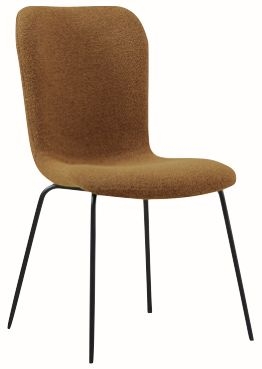 Product photograph of Set Of 4 Oliver Tan Fabric Dining Chair from Choice Furniture Superstore.