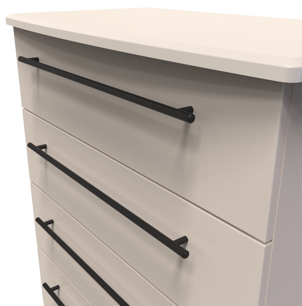 Product photograph of Beverley Kashmir 5 Drawer Chest from Choice Furniture Superstore.