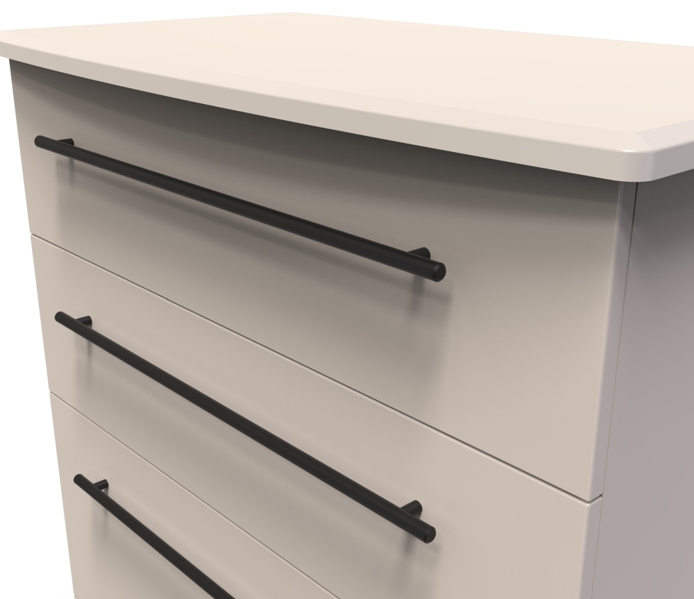 Product photograph of Beverley Cashmere 4 Drawer Deep Chest from Choice Furniture Superstore.
