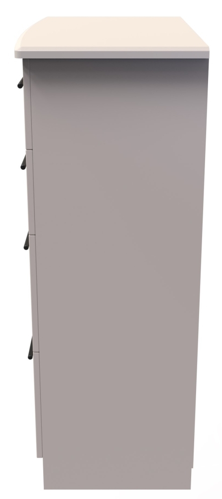 Product photograph of Beverley Cashmere 4 Drawer Deep Chest from Choice Furniture Superstore.