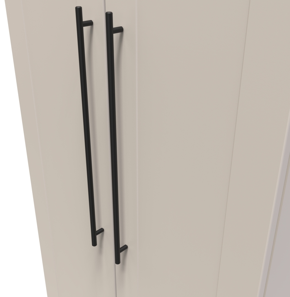 Product photograph of Beverley Cashmere 2 Door Plain Tall Wardrobe from Choice Furniture Superstore.