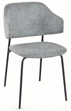 Product photograph of Set Of 4 Blake Light Grey Fabric Dining Chair from Choice Furniture Superstore.