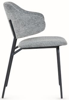 Product photograph of Set Of 4 Blake Light Grey Fabric Dining Chair from Choice Furniture Superstore.