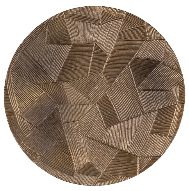 Product photograph of Tulum Set Of 2 Brushed Gold Round End Tables from Choice Furniture Superstore.