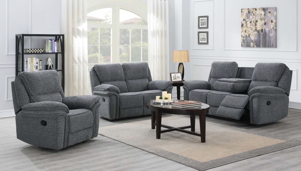 Product photograph of Belmont Grey Fabric 2 Seater Sofa from Choice Furniture Superstore.