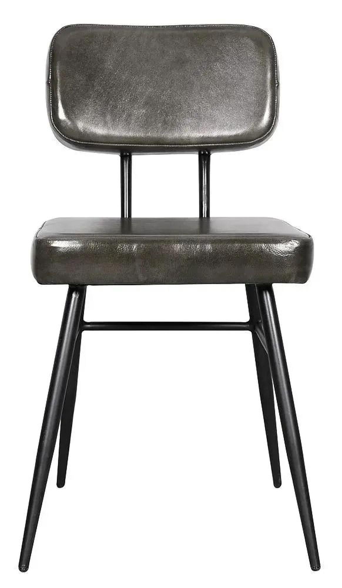 Product photograph of Louise Bottle Green Leather Dining Chair from Choice Furniture Superstore.