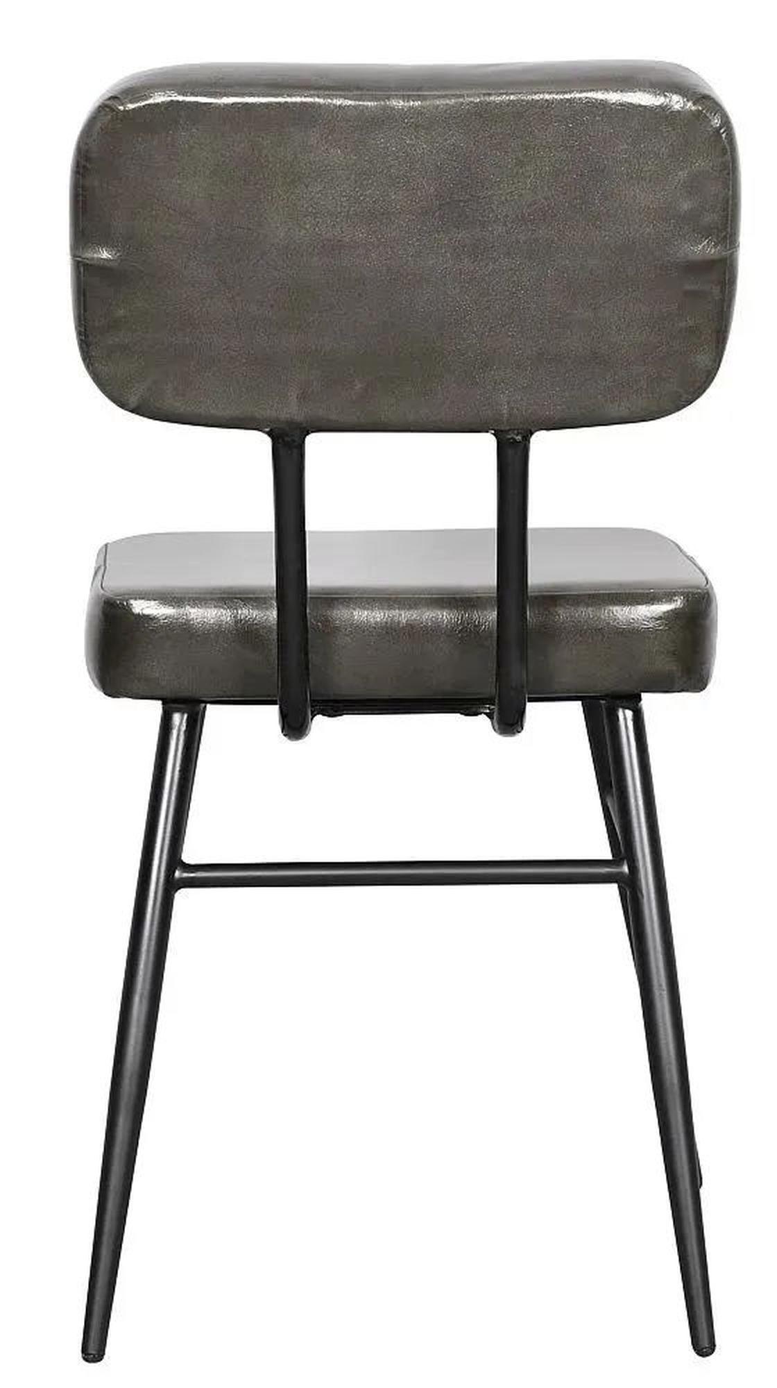 Product photograph of Louise Bottle Green Leather Dining Chair from Choice Furniture Superstore.