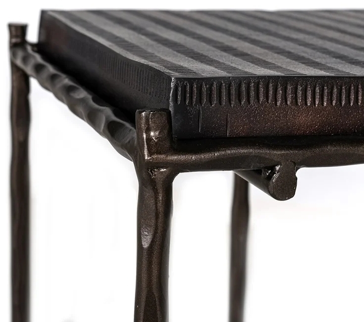 Product photograph of Ventana Black Sofa Side Table from Choice Furniture Superstore.