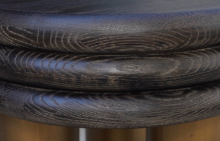 Product photograph of Macaron Black Rustic End Table from Choice Furniture Superstore.