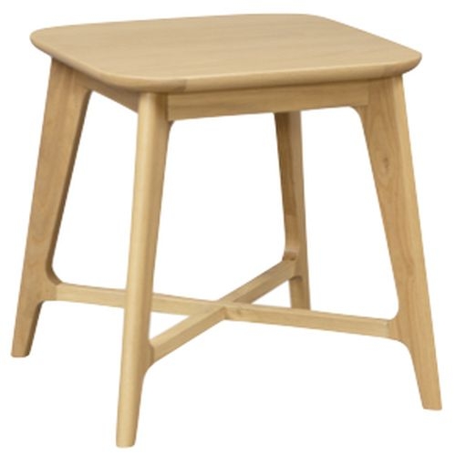 Product photograph of Carrington Scandinavian Style Oak Lamp Table from Choice Furniture Superstore.