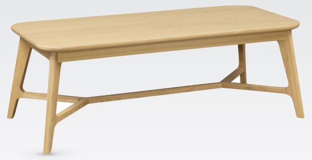 Product photograph of Carrington Scandinavian Style Oak Coffee Table from Choice Furniture Superstore.