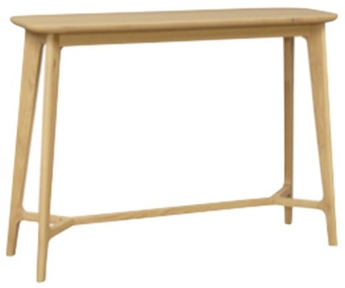 Product photograph of Carrington Scandinavian Style Oak Console Table from Choice Furniture Superstore.