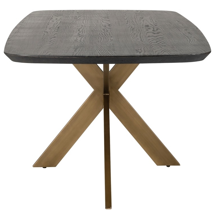 Product photograph of Cambon Dark Coffee Dining Table 230cm Seats 8 To 10 Diners Oval Top from Choice Furniture Superstore.