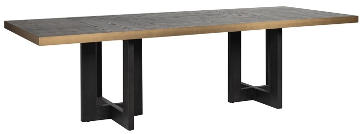Product photograph of Cambon Dark Coffee Dining Table 280cm Seats 12 To 14 Diners Rectangular Top from Choice Furniture Superstore.