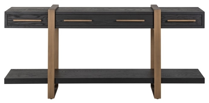 Product photograph of Cambon Dark Coffee Sideboard 180cm W With 3 Drawers from Choice Furniture Superstore.