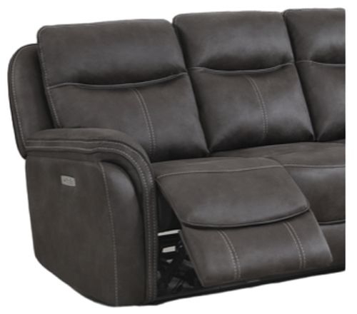 Product photograph of Claremont Grey Fabric Recliner Armchair from Choice Furniture Superstore.