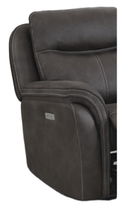 Product photograph of Claremont Grey Fabric Recliner Armchair from Choice Furniture Superstore.
