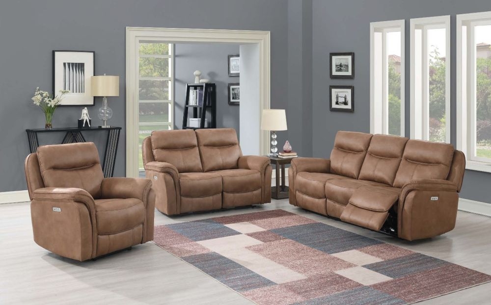 Product photograph of Claremont Sahara Fabric 2 Seater Recliner Sofa from Choice Furniture Superstore.