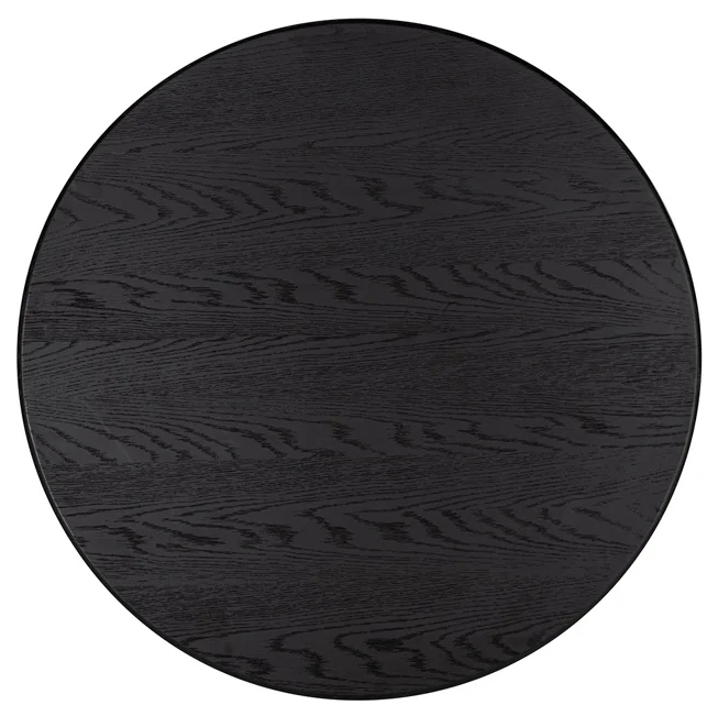 Product photograph of Baccarat Black Oak Round Coffee Table from Choice Furniture Superstore.