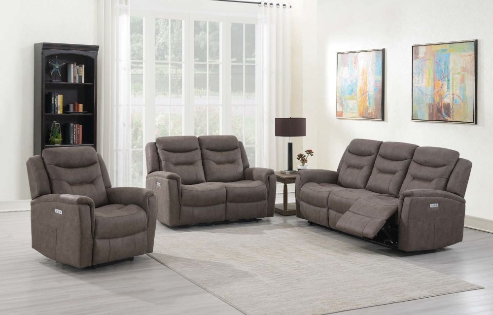 Product photograph of Harrogate 3 1 1 Recliner Sofa Suite Velvet Fabric Upholstered from Choice Furniture Superstore.