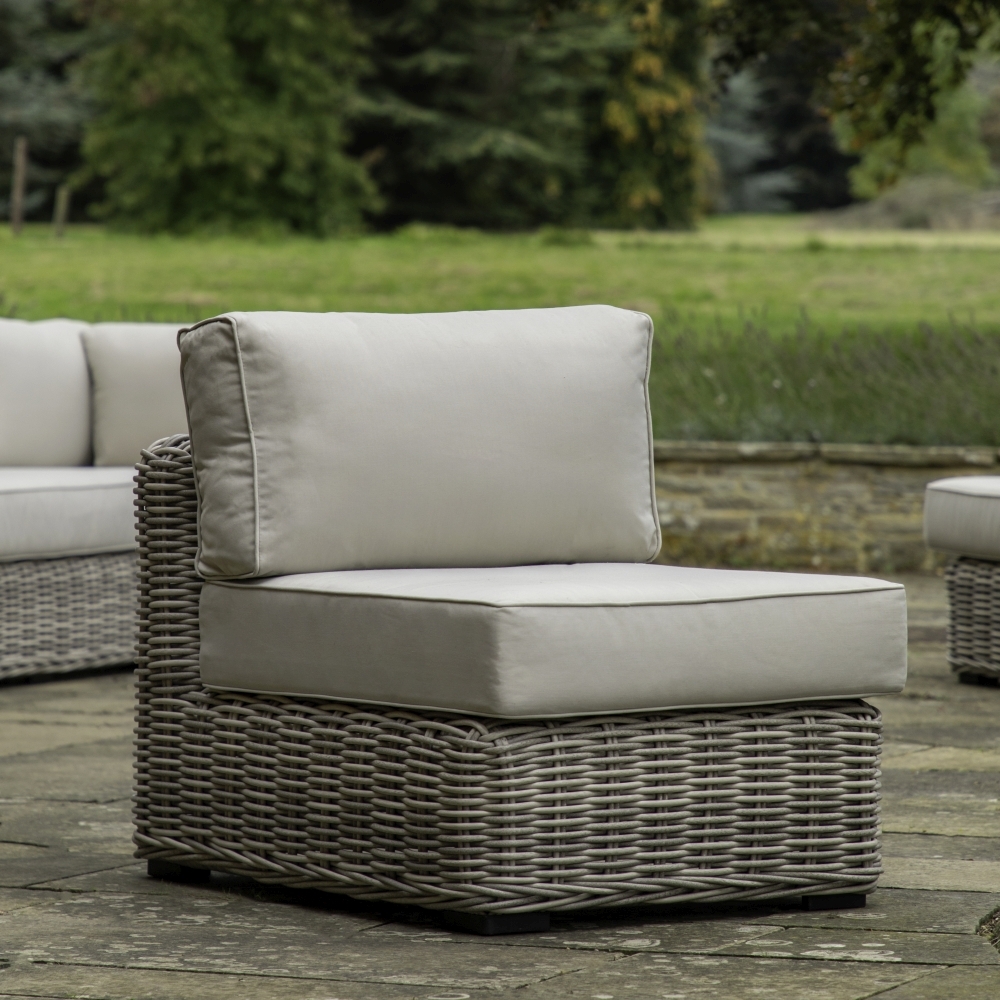 Product photograph of Ragusa Rattan Outdoor Garden 1 Seater Module from Choice Furniture Superstore.