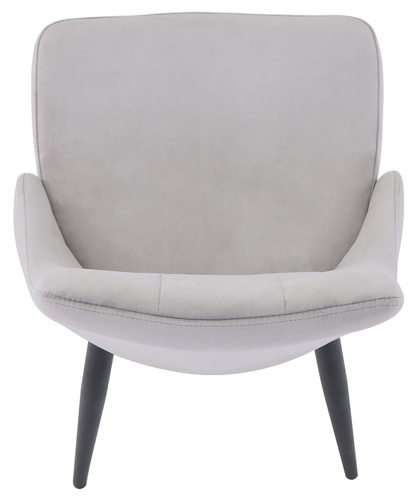 Product photograph of Darwen Grey Fabric Dining Chair With Black Legs Sold In Pairs from Choice Furniture Superstore.