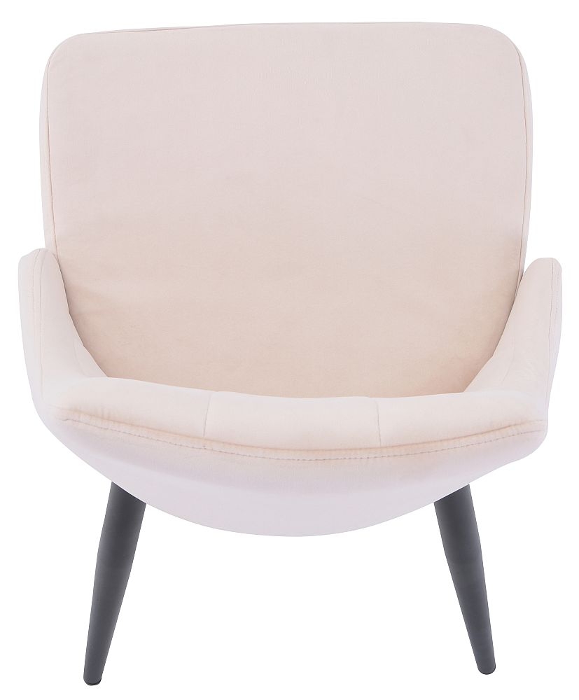 Product photograph of Darwen Mink Fabric Dining Chair With Black Legs Sold In Pairs from Choice Furniture Superstore.