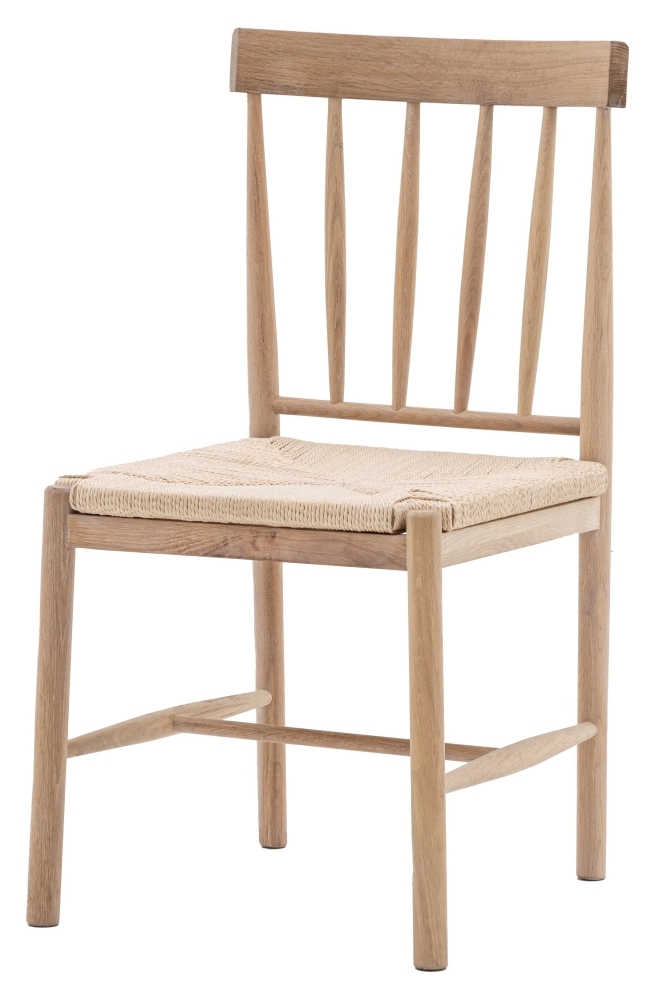 Product photograph of Telford Oak Dining Chair Sold In Pairs from Choice Furniture Superstore.
