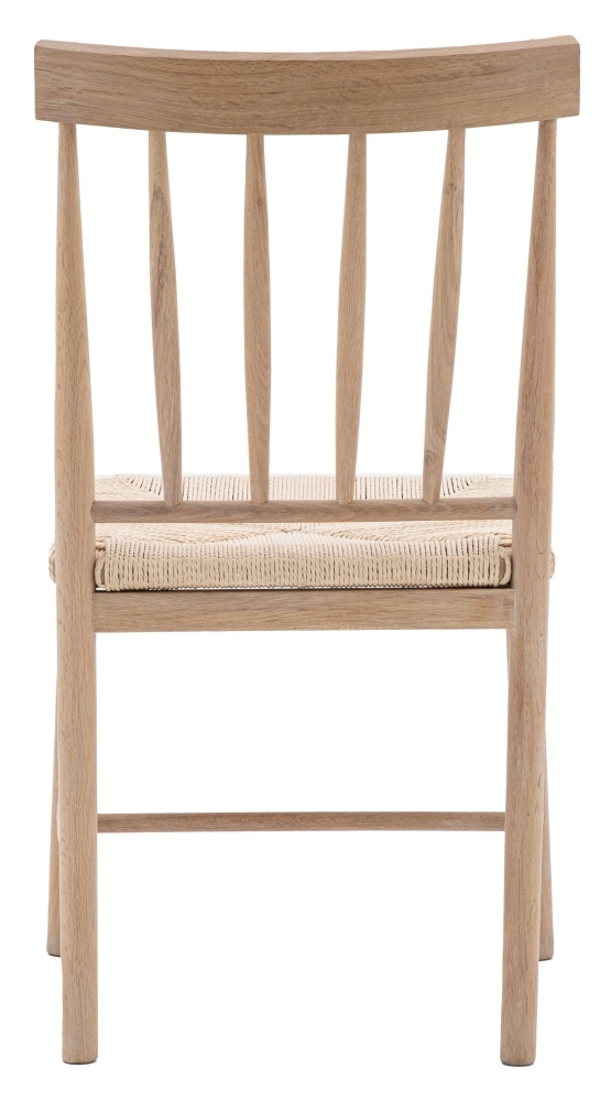 Product photograph of Eton Oak Dining Chair Sold In Pairs from Choice Furniture Superstore.