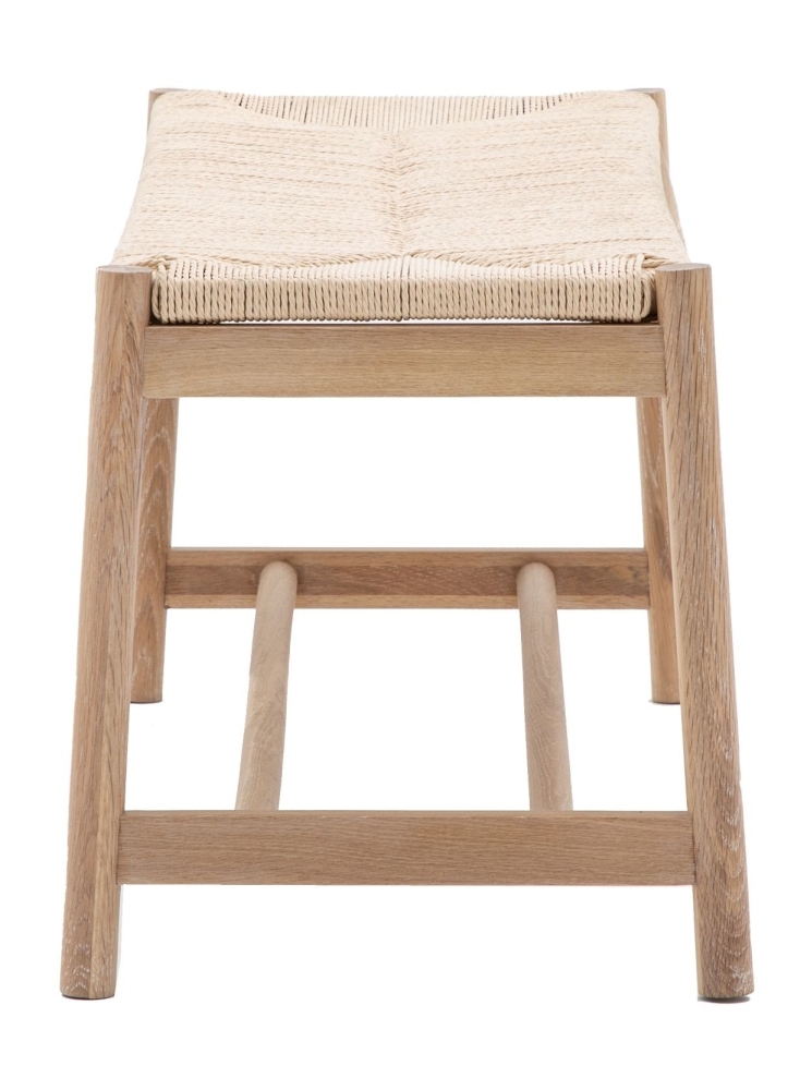 Product photograph of Eton Natural Rope Bench from Choice Furniture Superstore.