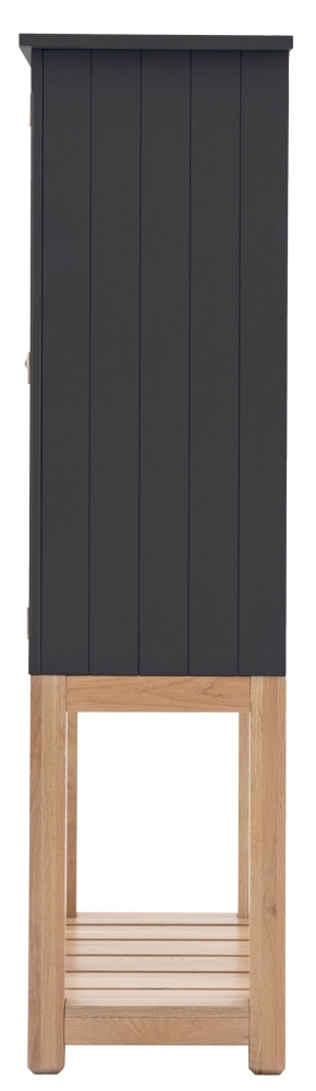 Product photograph of Telford Oak 2 Door Cupboard - Comes In Meteor And Prairie Options from Choice Furniture Superstore.