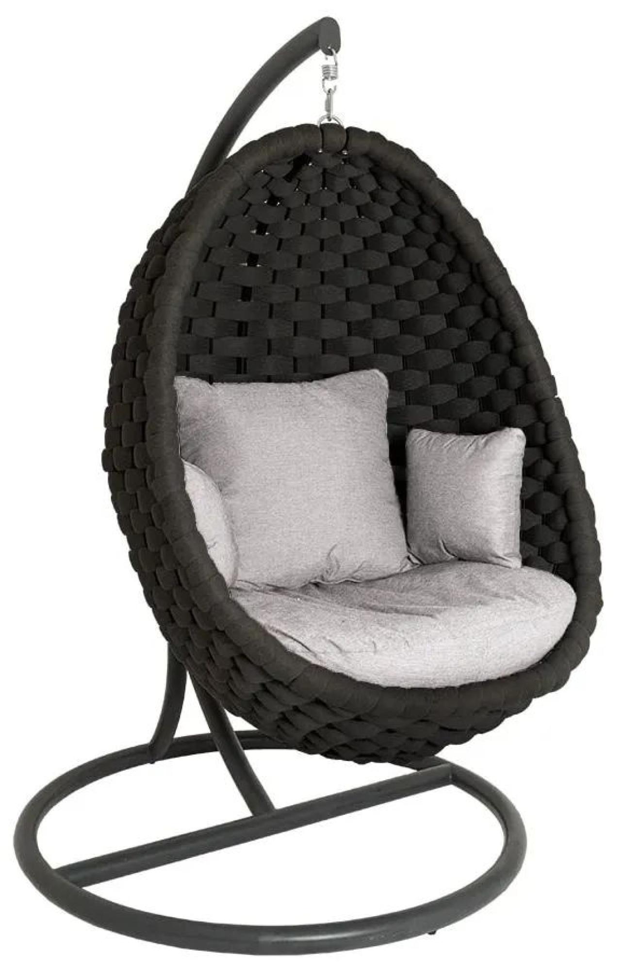 Product photograph of Alexander Rose Cordial Luxe Dark Grey Lucy Chair With Cantilever Frame from Choice Furniture Superstore.