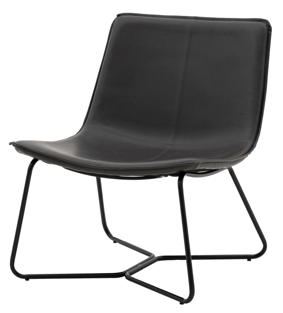 Product photograph of Hawking Charcoal Lounge Chair from Choice Furniture Superstore.