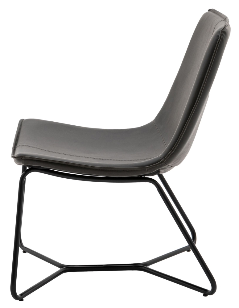 Product photograph of Hawking Charcoal Lounge Chair from Choice Furniture Superstore.