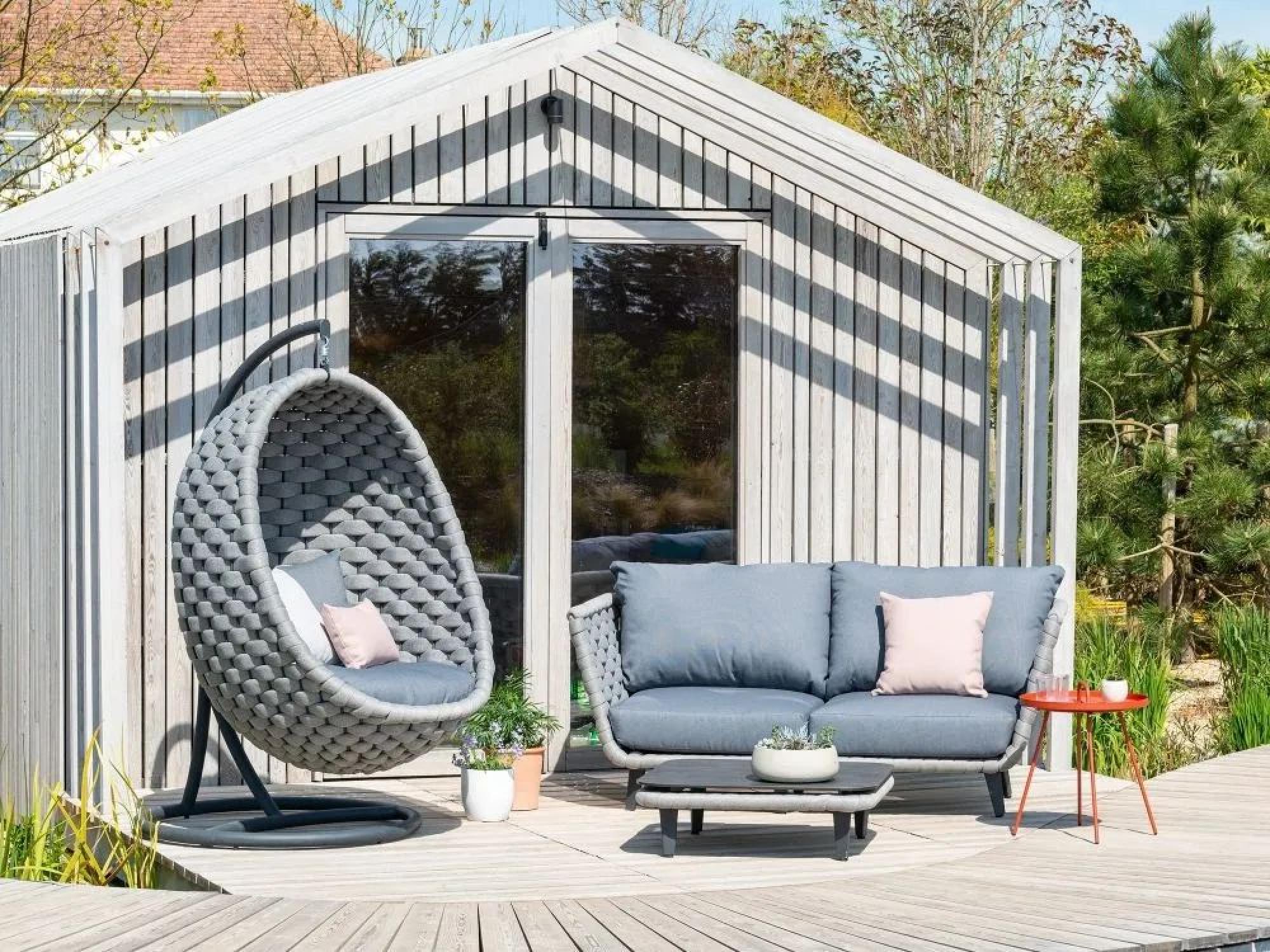 Product photograph of Alexander Rose Cordial Luxe Light Grey Lucy Chair With Cantilever Frame from Choice Furniture Superstore.
