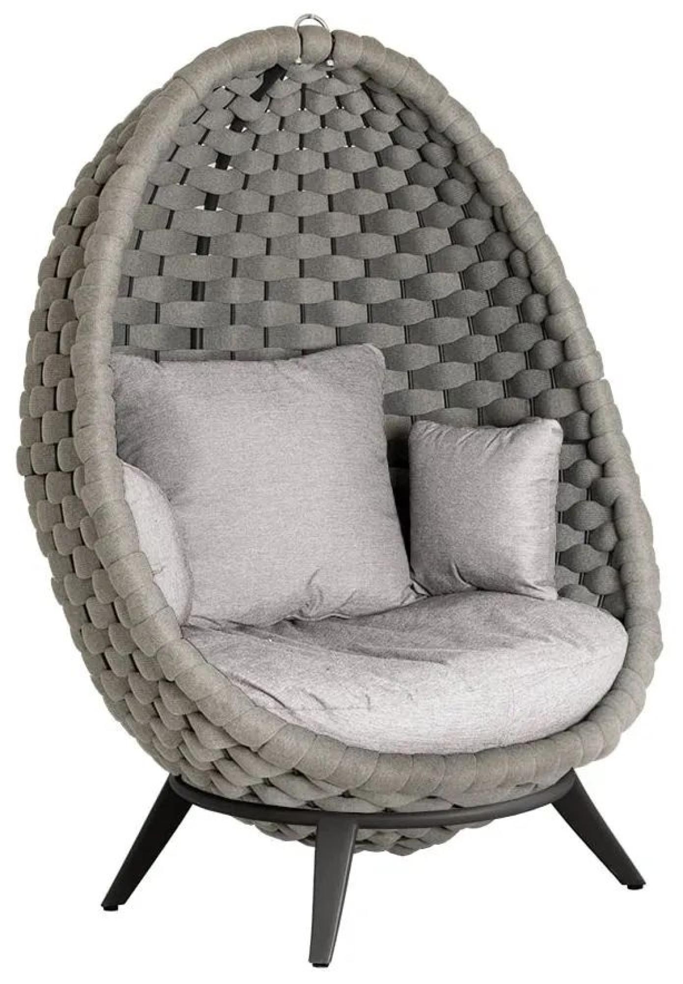 Product photograph of Alexander Rose Cordial Luxe Light Grey Lucy Chair With Base from Choice Furniture Superstore.