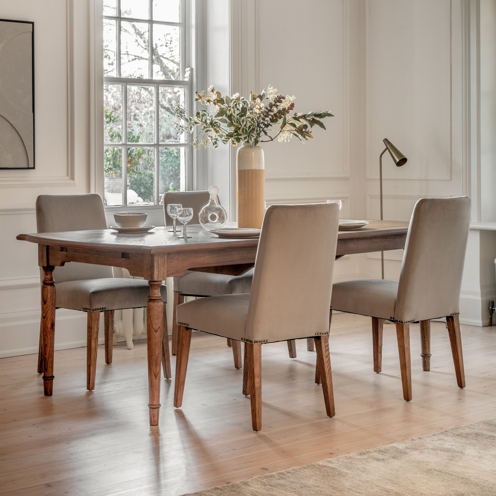 Product photograph of Highgrove Peroba Extending 8 Seater Dining Table from Choice Furniture Superstore.