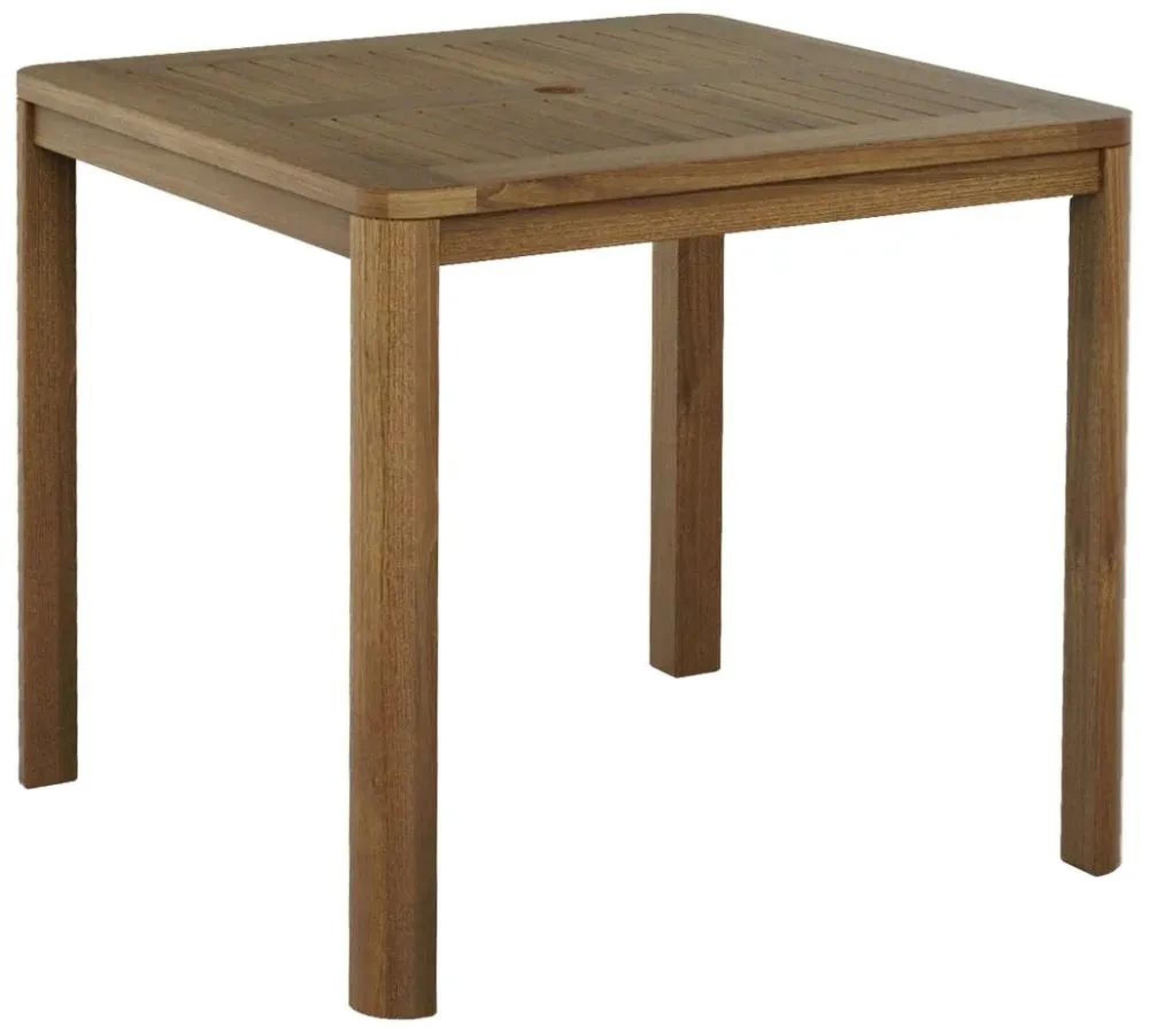 Product photograph of Alexander Rose Bolney Brown Square Dining Table from Choice Furniture Superstore.