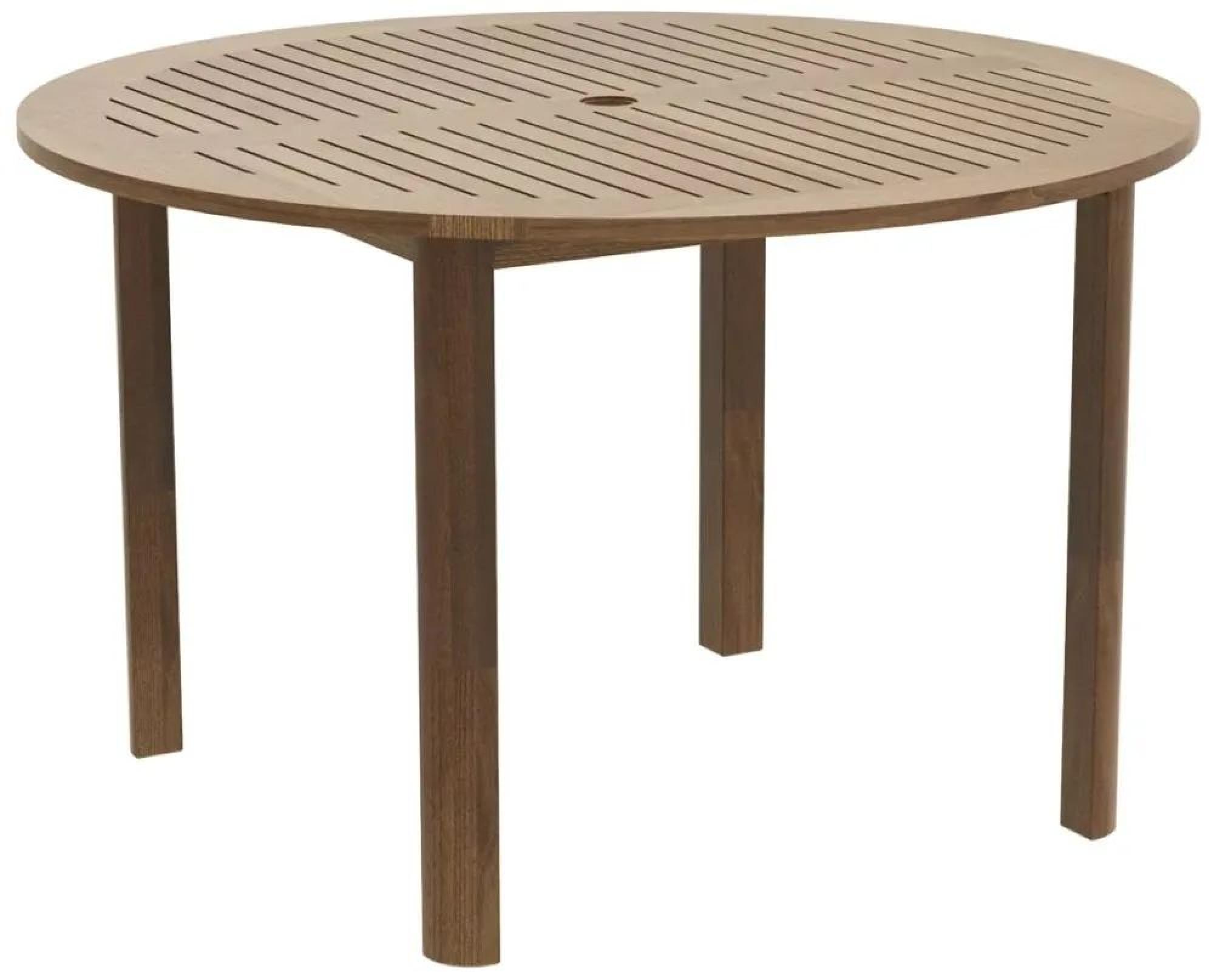 Product photograph of Alexander Rose Bolney Brown Round Dining Table from Choice Furniture Superstore.