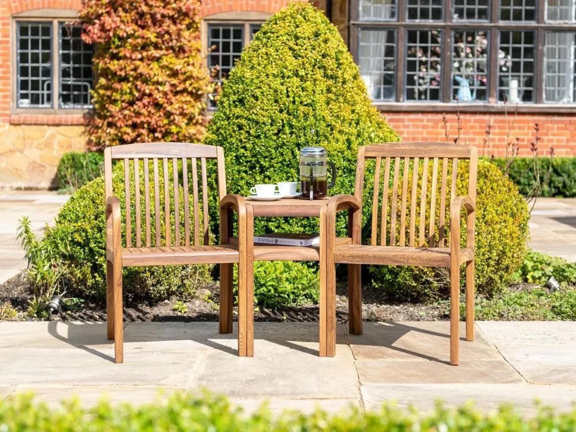 Product photograph of Alexander Rose Bolney Brown Companion Table from Choice Furniture Superstore.